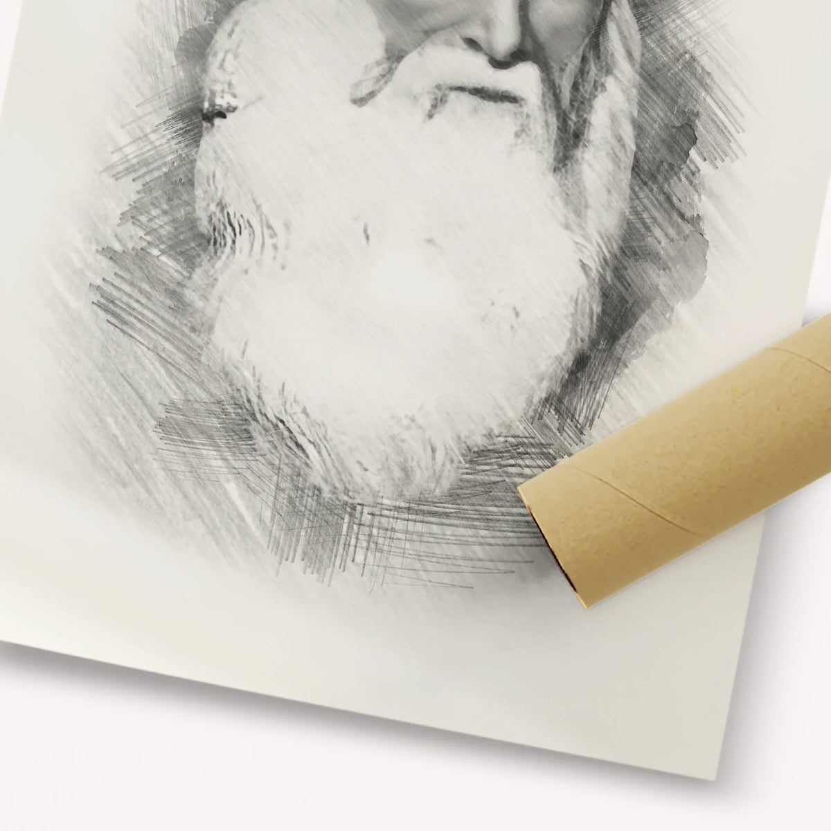 Don Isaac Abarbanel – Black & White – Fine Art Print | Jewish Wall Art, Gedolim Pictures