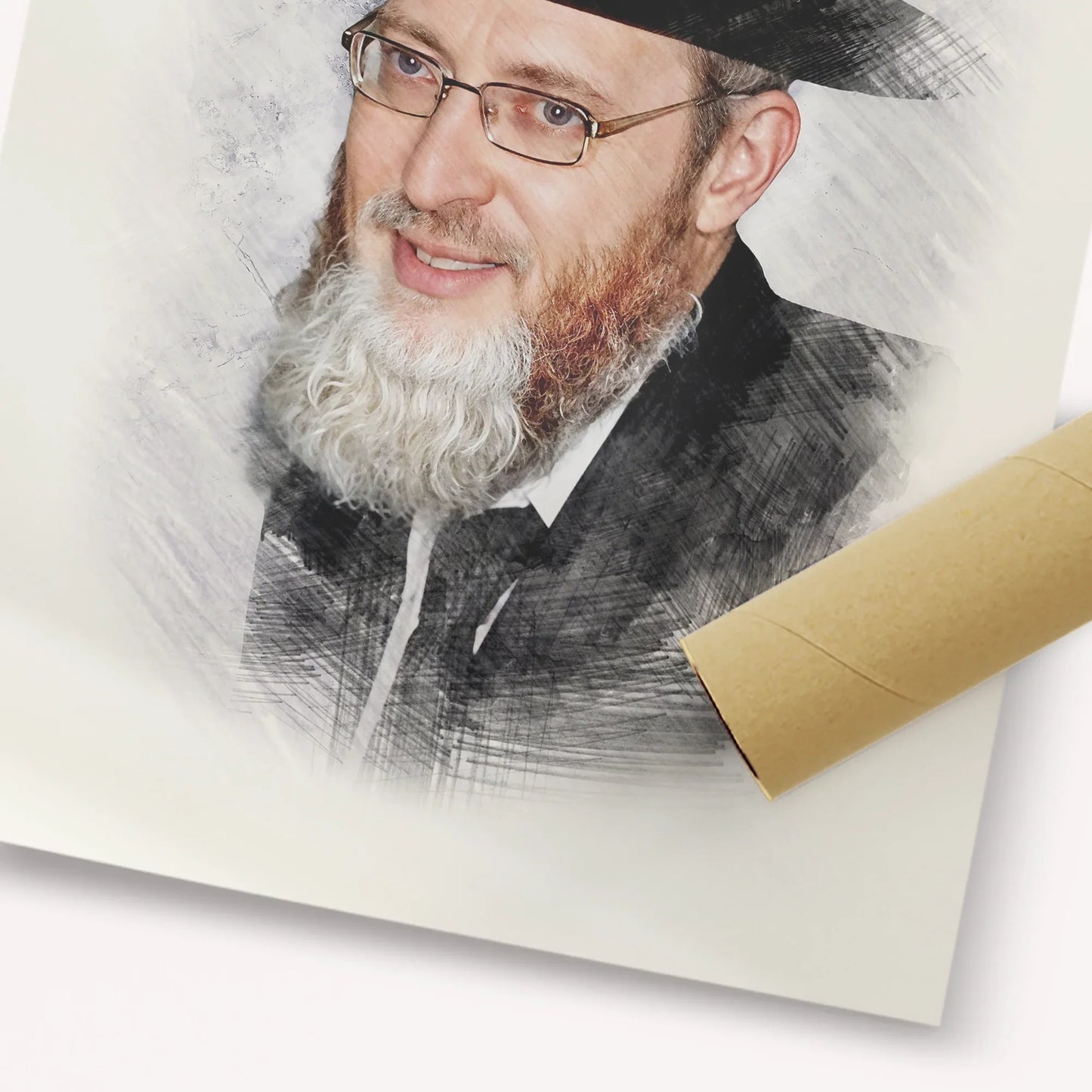 Rabbi Asher Arieli – Fine Art Print | Jewish Wall Art, Gedolim Pictures