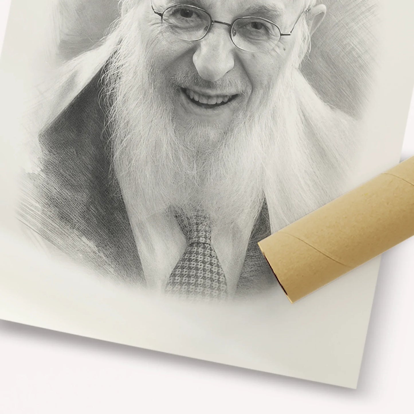 Rabbi Chaim Pinchas Scheinberg – Black & White – Fine Art Print | Jewish Wall Art, Gedolim Pictures