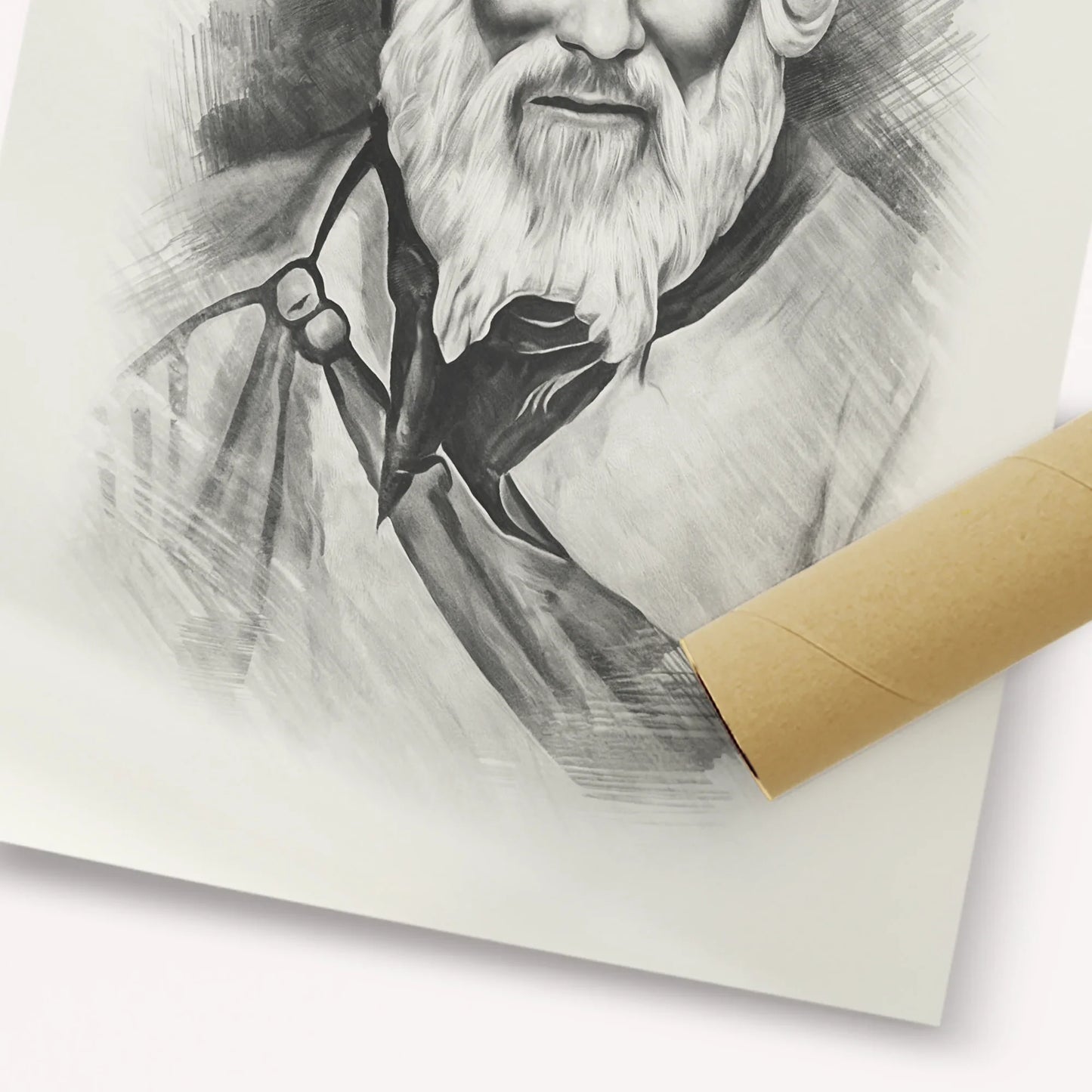 Rabbi Yaakob Abuhatzeira – Black & White – Fine Art Print | Jewish Wall Art, Gedolim Pictures