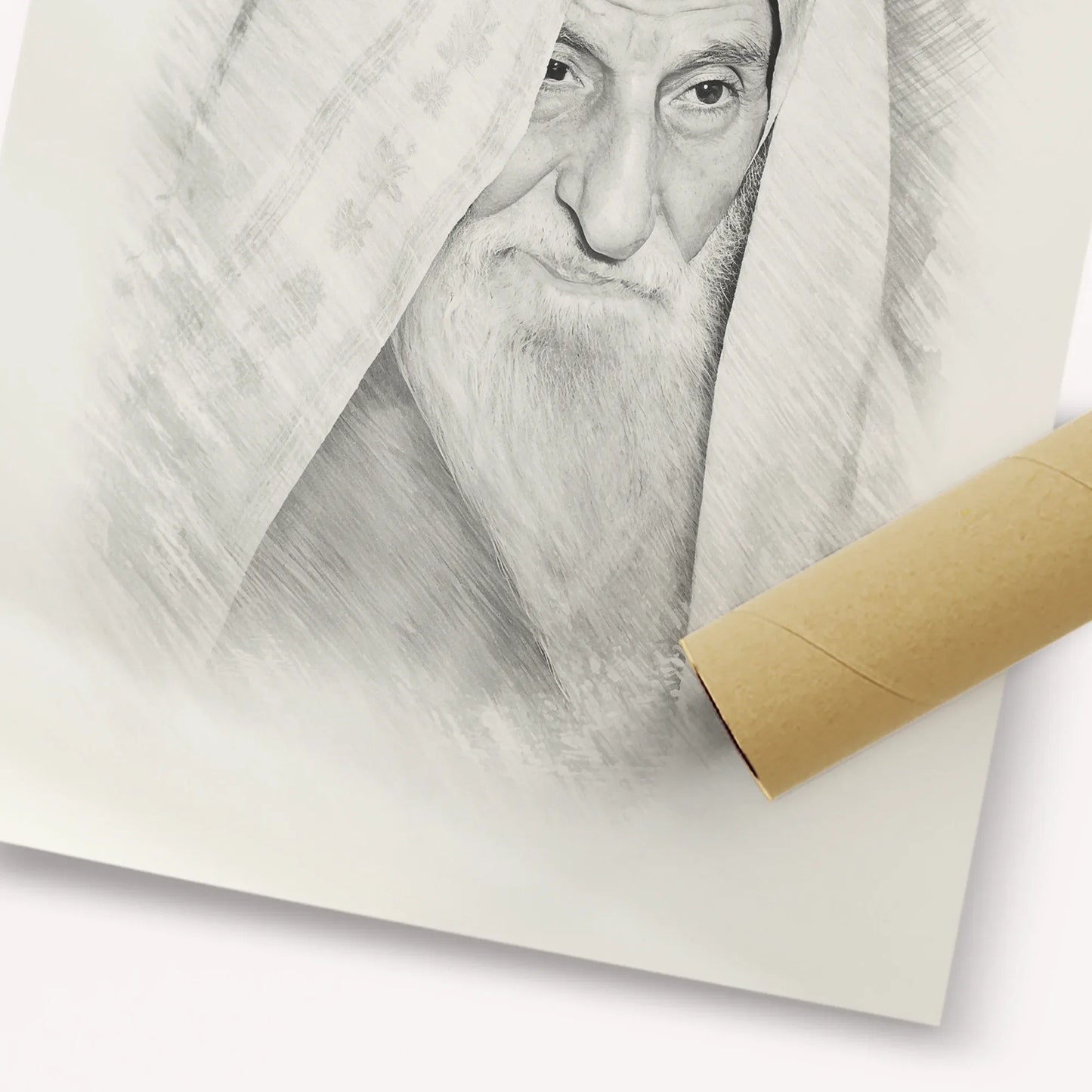 Rabbi Yitzhak Kaduri – Black & White – Fine Art Print | Jewish Wall Art, Gedolim Pictures