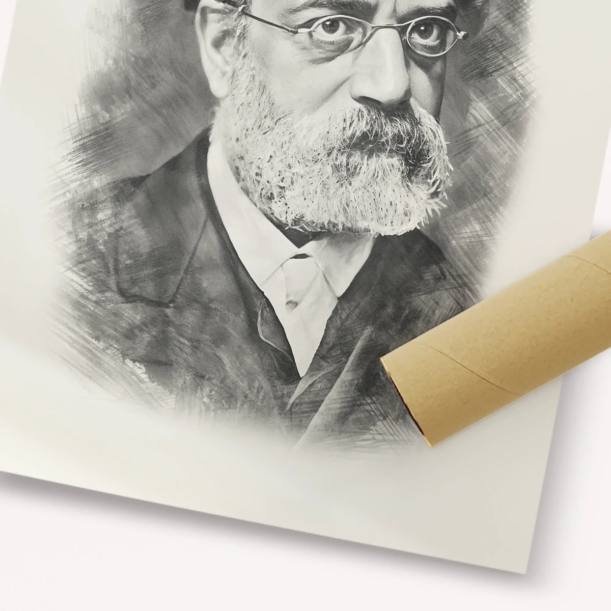 Rav Samson Raphael Hirsch – Black & White – Fine Art Print | Jewish Wall Art, Gedolim Pictures
