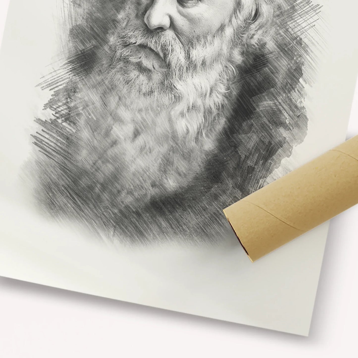 Rav Shneur Zalman (Baal HaTanya) – Black & White – Fine Art Print | Jewish Wall Art, Gedolim Pictures