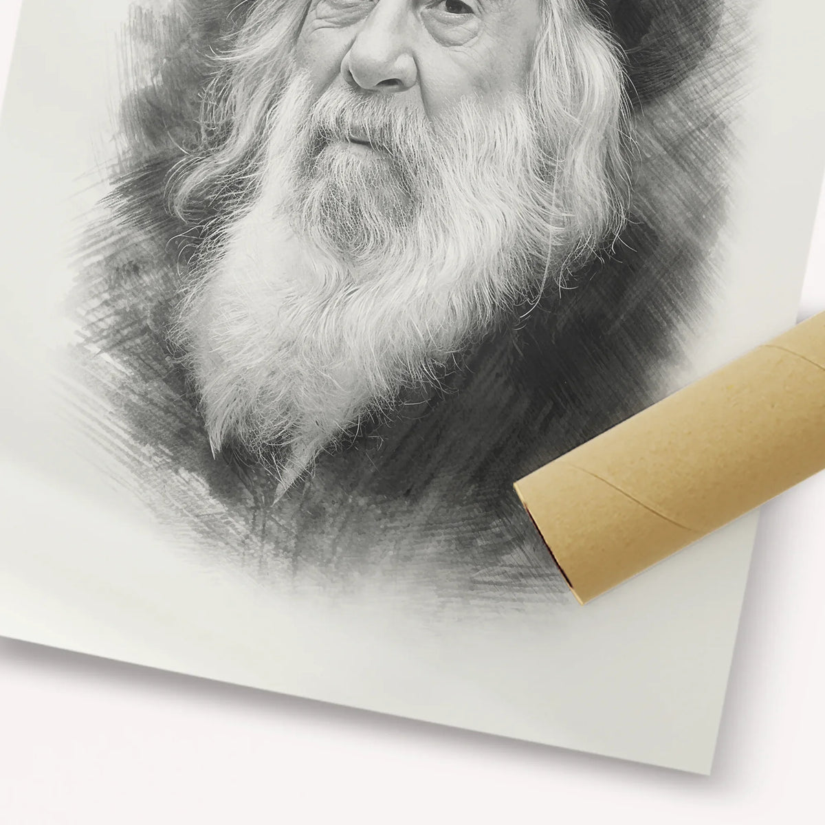 The Steipler – Black & White – Fine Art Print | Jewish Wall Art, Gedolim Pictures