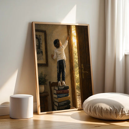 Am HaNetzach - The Eternal Nation – Wood Frame Rectangle | Jewish Wall Art