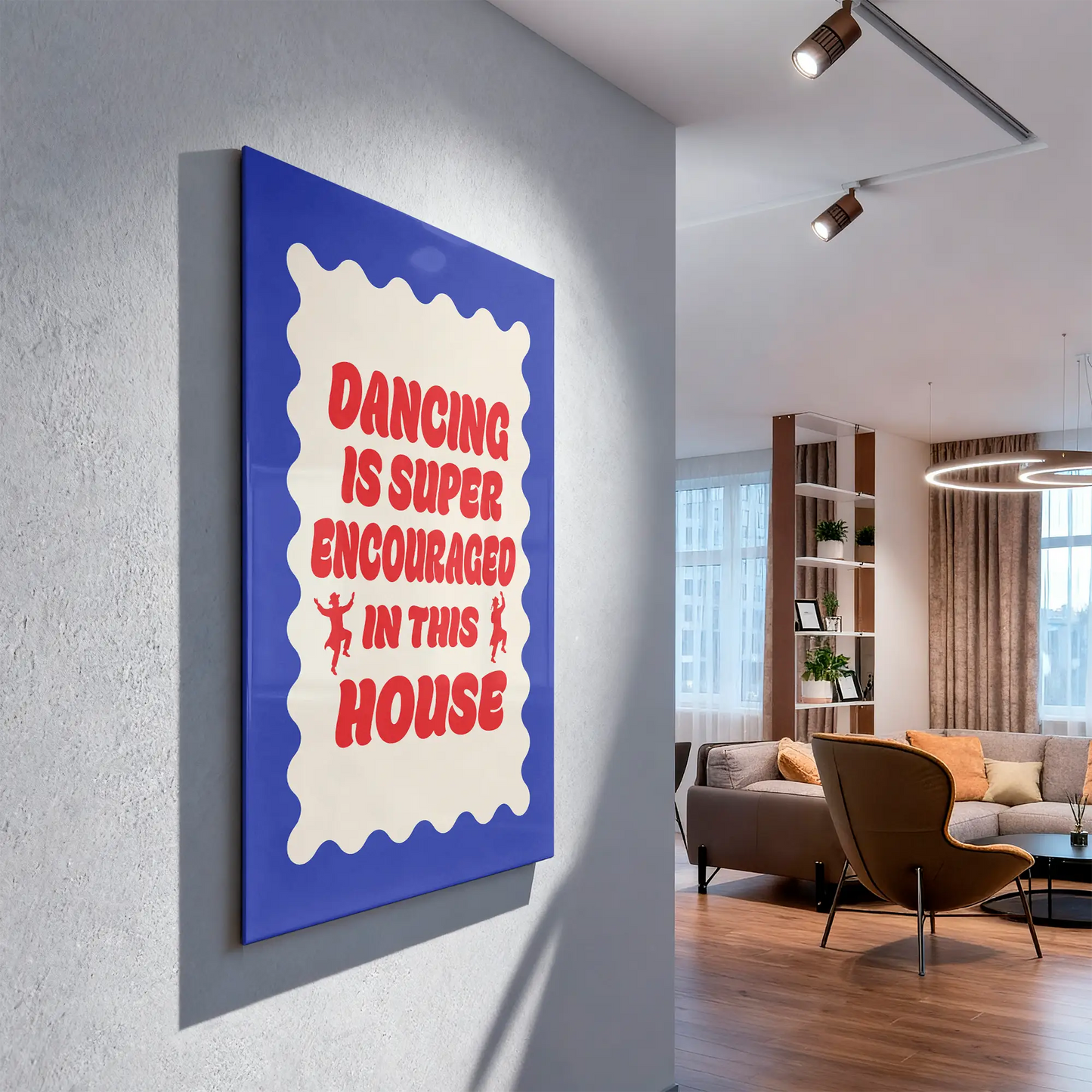 In This House, We Dance – Acrylic Glass | Jewish Wall Art