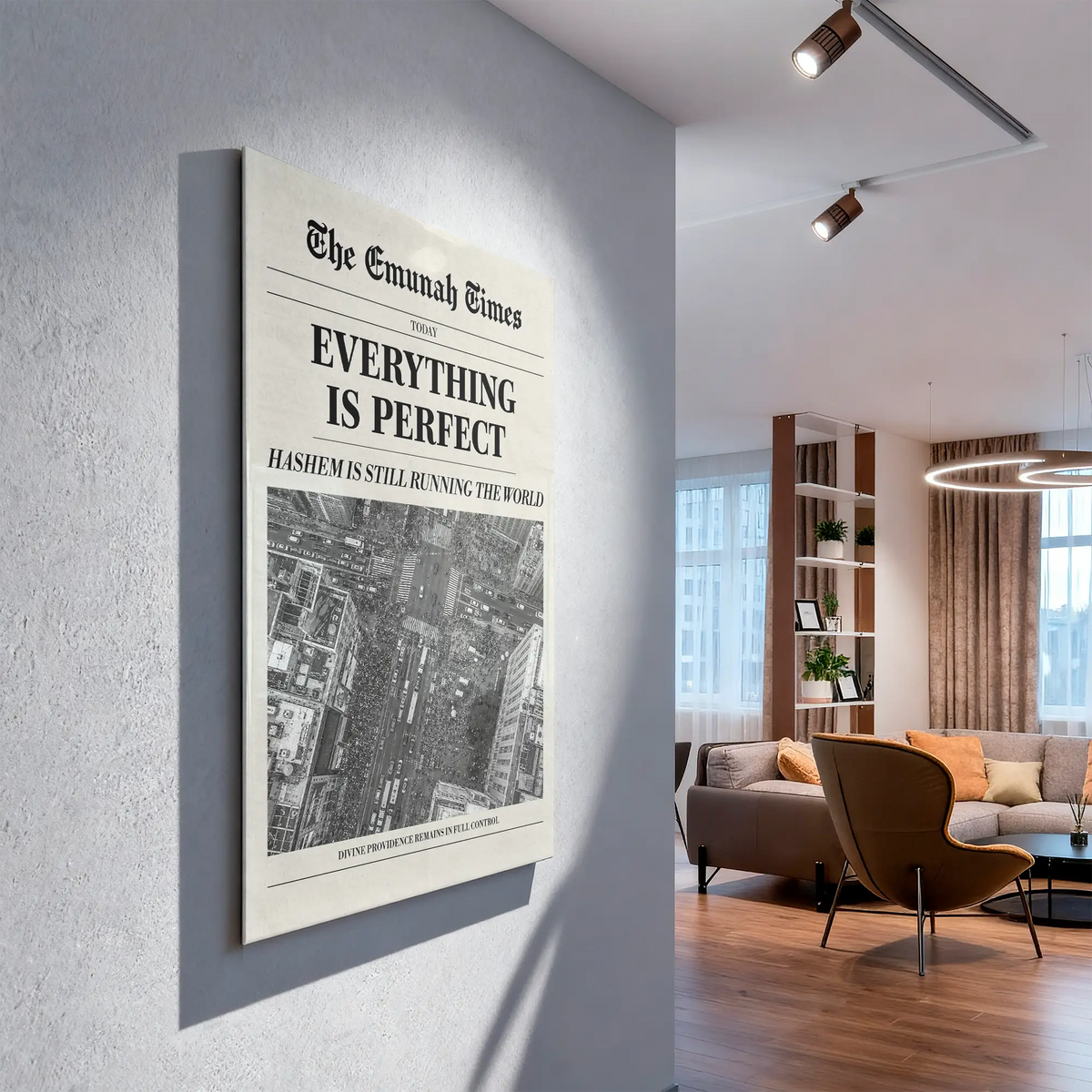 The True News – Acrylic Glass | Jewish Wall Art