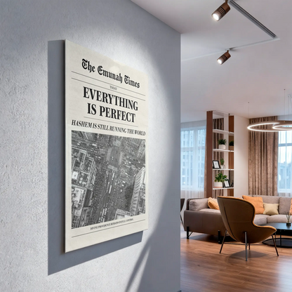 The True News – Acrylic Glass | Jewish Wall Art