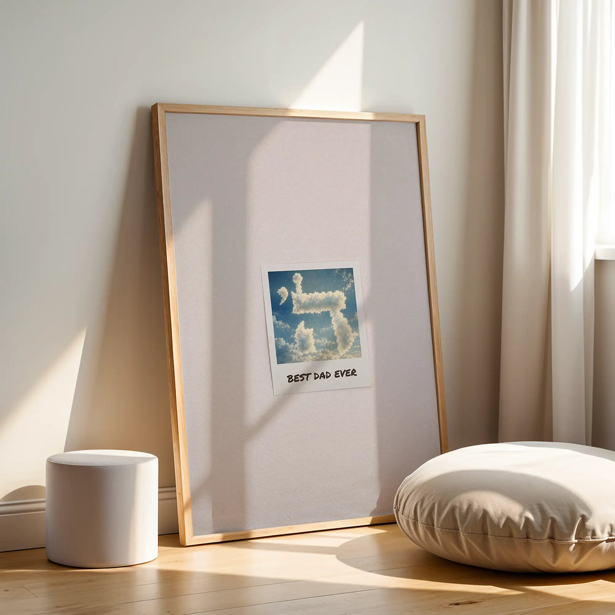 Best Dad Ever – Wood Framed Jewish Wall Art in Living Room | Hashem Our Father in Heaven