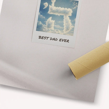 Best Dad Ever – Fine Art Print | Jewish Father's Day Gift Wall Art