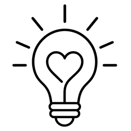 Designed to inspire icon