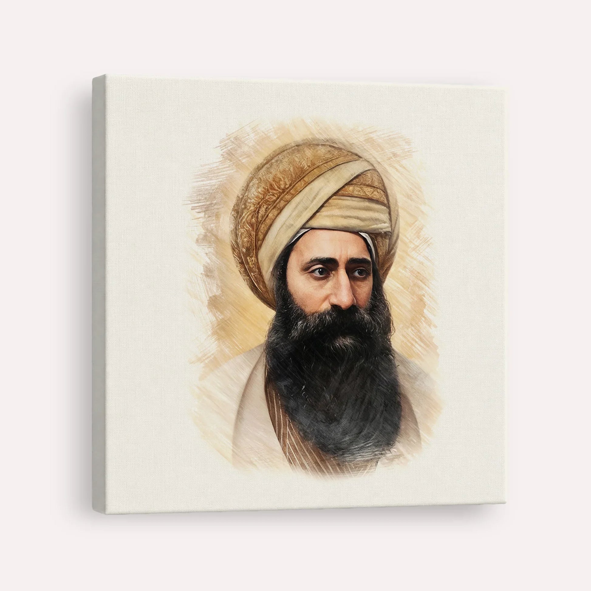 Ben Ish Chai – Canvas Square | Jewish Wall Art, Gedolim Pictures