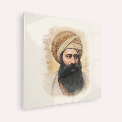 Ben Ish Chai – Acrylic Glass Square | Jewish Wall Art, Gedolim Pictures