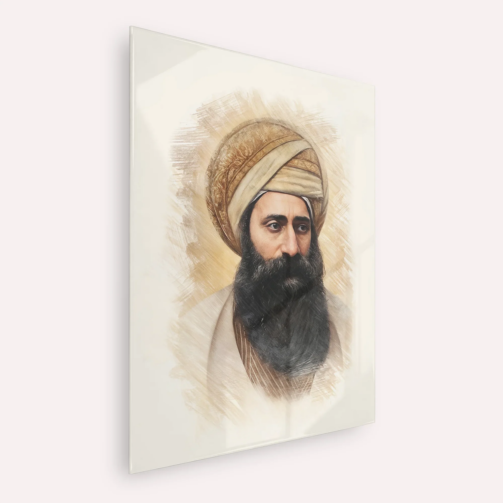 Ben Ish Chai – Acrylic Glass Vertical | Jewish Wall Art, Gedolim Pictures