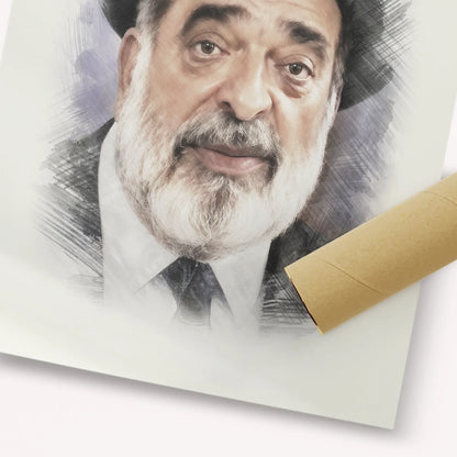 Chacham Ben Tzion Abba Shaul – Fine Art Print | Jewish Wall Art, Gedolim Pictures