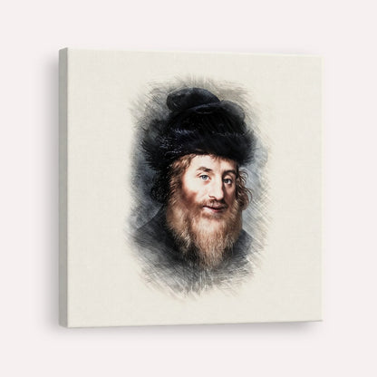 Chatam Sofer – Canvas Square | Jewish Wall Art, Gedolim Pictures