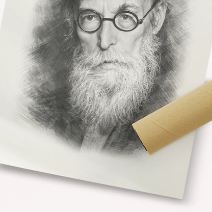 Chazon Ish – Black & White – Fine Art Print | Jewish Wall Art, Gedolim Pictures
