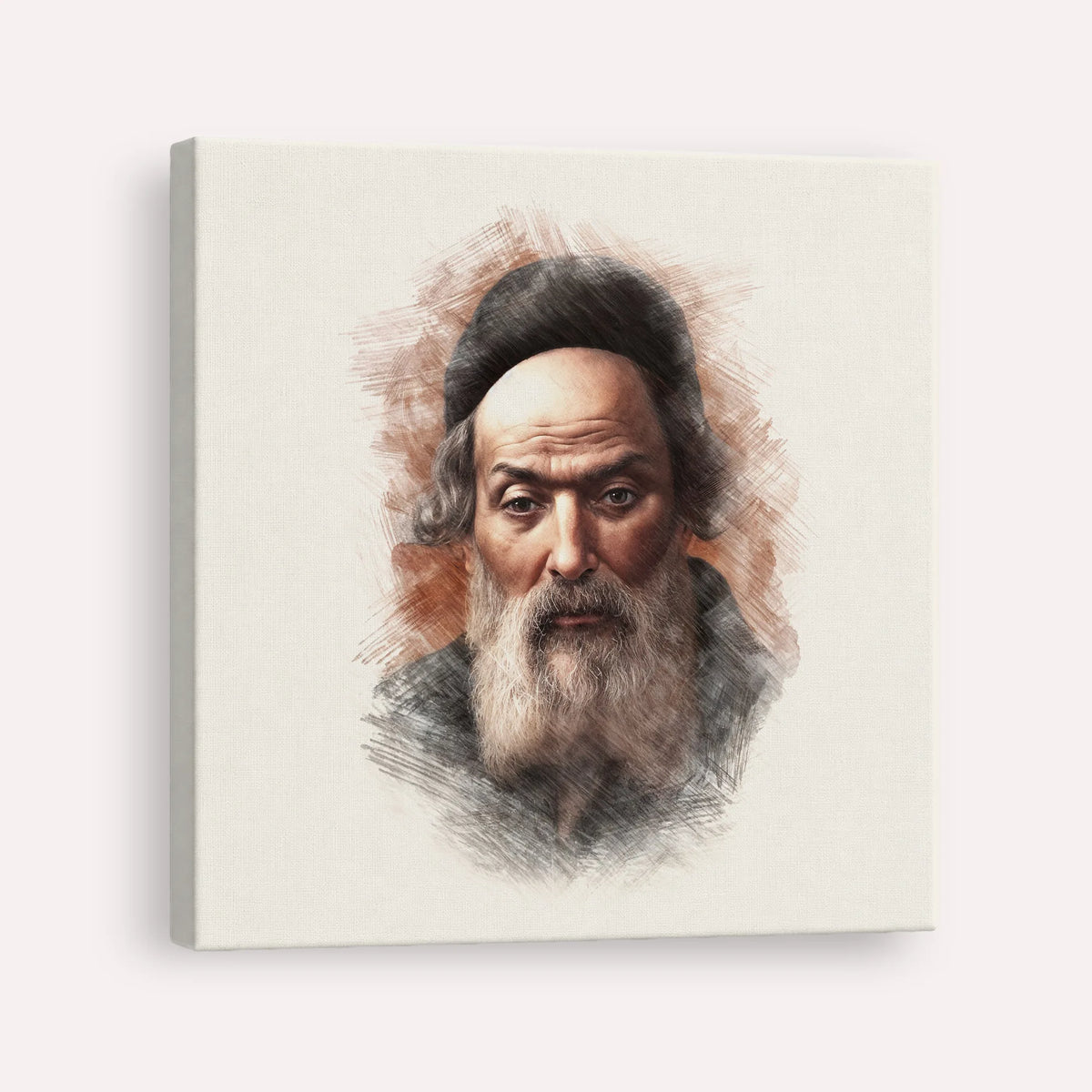 Chofetz Chaim – Canvas Square | Jewish Wall Art, Gedolim Pictures