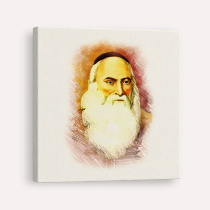 Don Isaac Abarbanel – Canvas Square | Jewish Wall Art, Gedolim Pictures