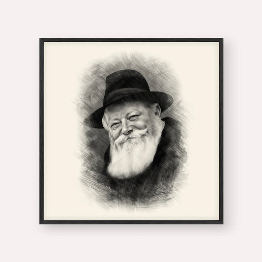 Lubavitcher Rebbe (1) – Black & White