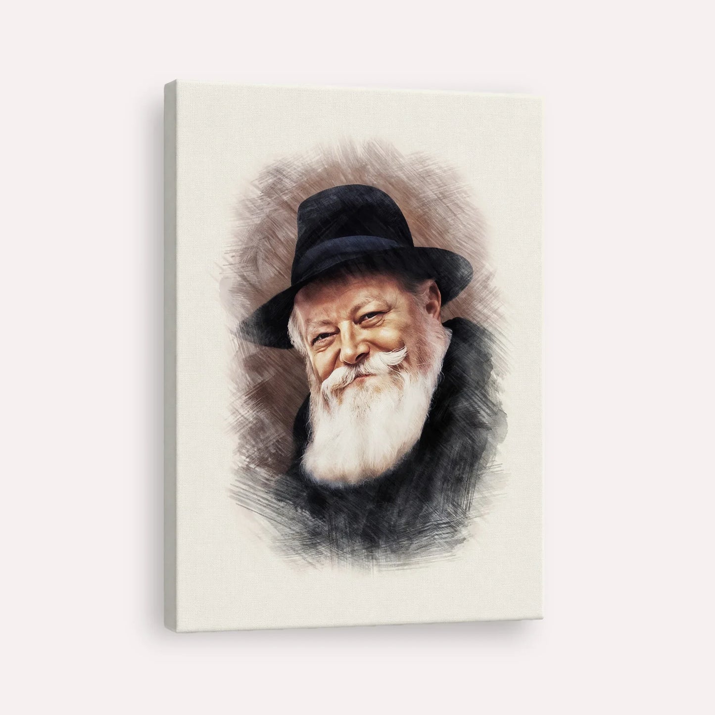 Lubavitcher Rebbe (1) – Canvas Vertical | Jewish Wall Art, Gedolim Pictures