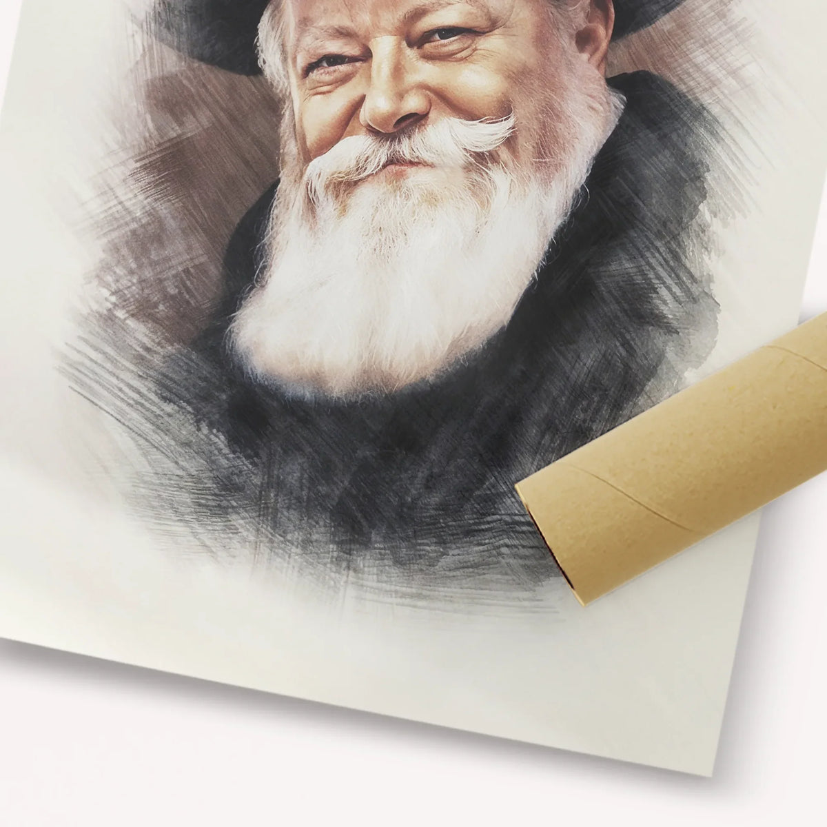 Lubavitcher Rebbe (1) – Fine Art Print | Jewish Wall Art, Gedolim Pictures