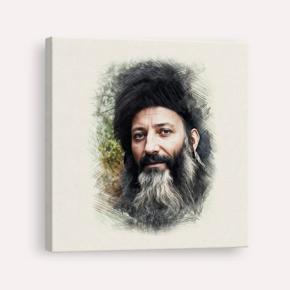Rabbi Abraham Isaac Kook – Canvas Square | Jewish Wall Art, Gedolim Pictures