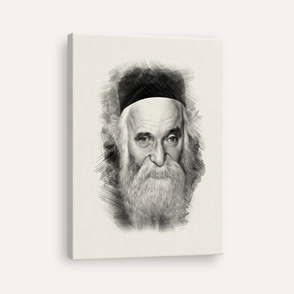Rabbi Aharon Kotler – Canvas Vertical | Jewish Wall Art, Gedolim Pictures