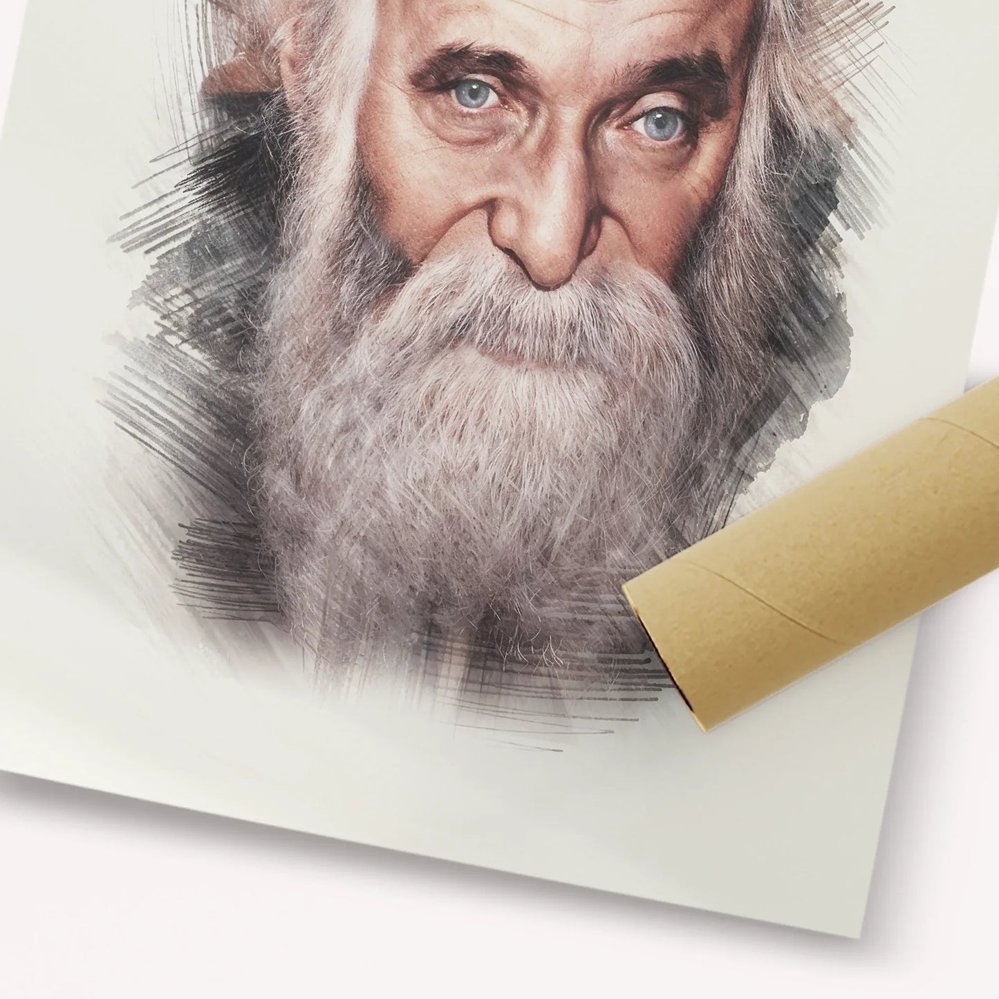 Rabbi Aharon Kotler – Black & White – Fine Art Print | Jewish Wall Art, Gedolim Pictures