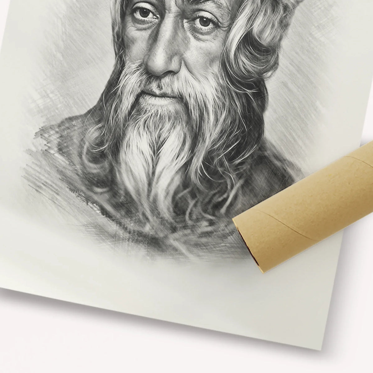Rabbi Amram Ben Diwan – Black & White – Fine Art Print | Jewish Wall Art, Gedolim Pictures