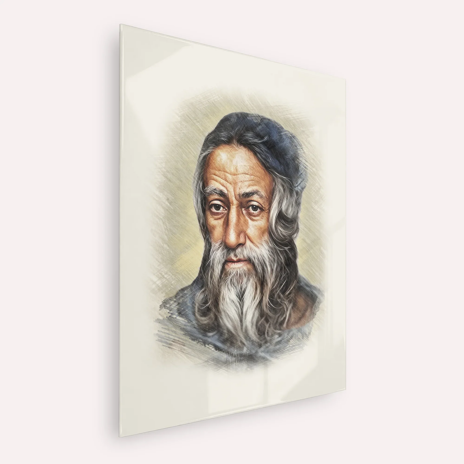 Rabbi Amram Ben Diwan – Acrylic Glass Vertical | Jewish Wall Art, Gedolim Pictures