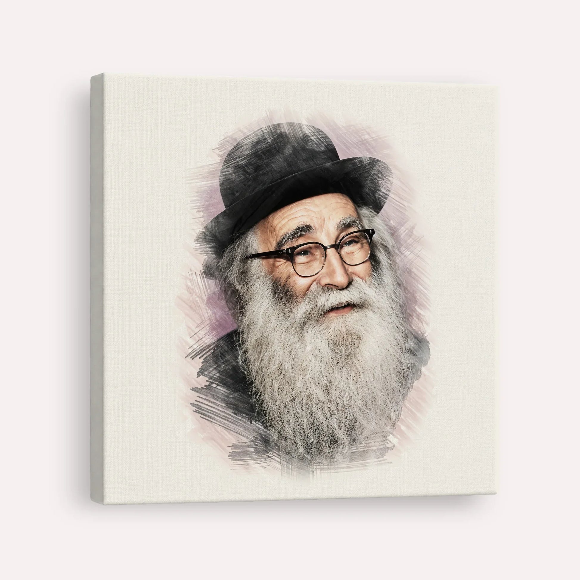 Rabbi Aryeh Levin – Canvas Square | Jewish Wall Art, Gedolim Pictures