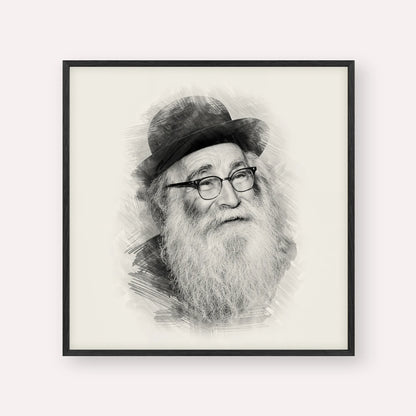 Rabbi Aryeh Levin – Black & White