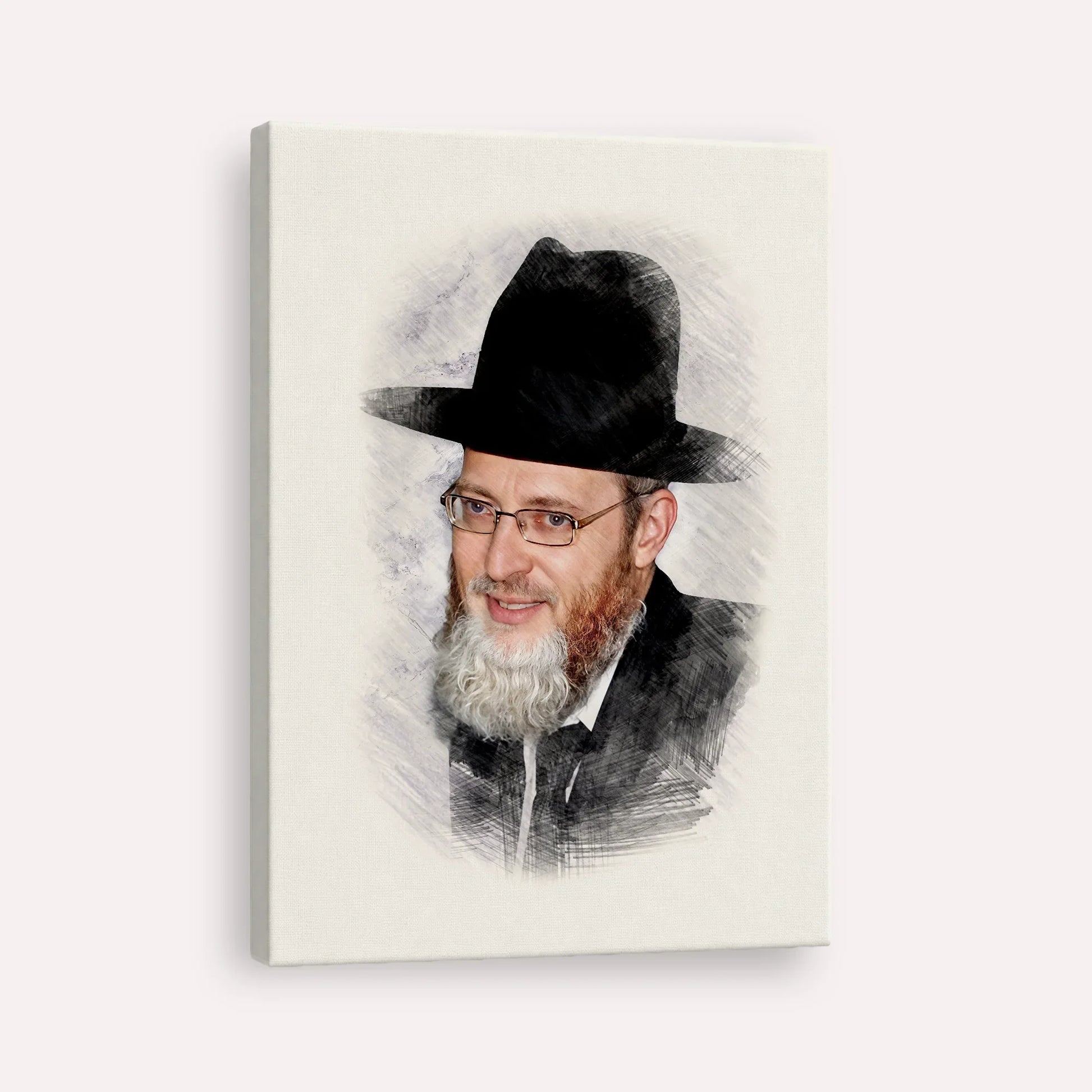 Rabbi Asher Arieli – Canvas Vertical | Jewish Wall Art, Gedolim Pictures