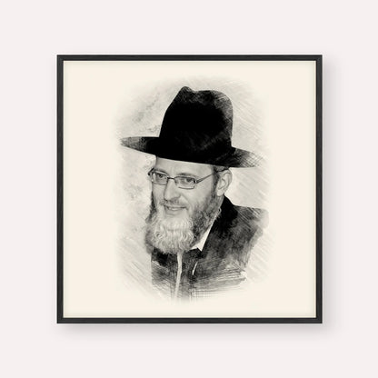 Rabbi Asher Arieli – Black & White