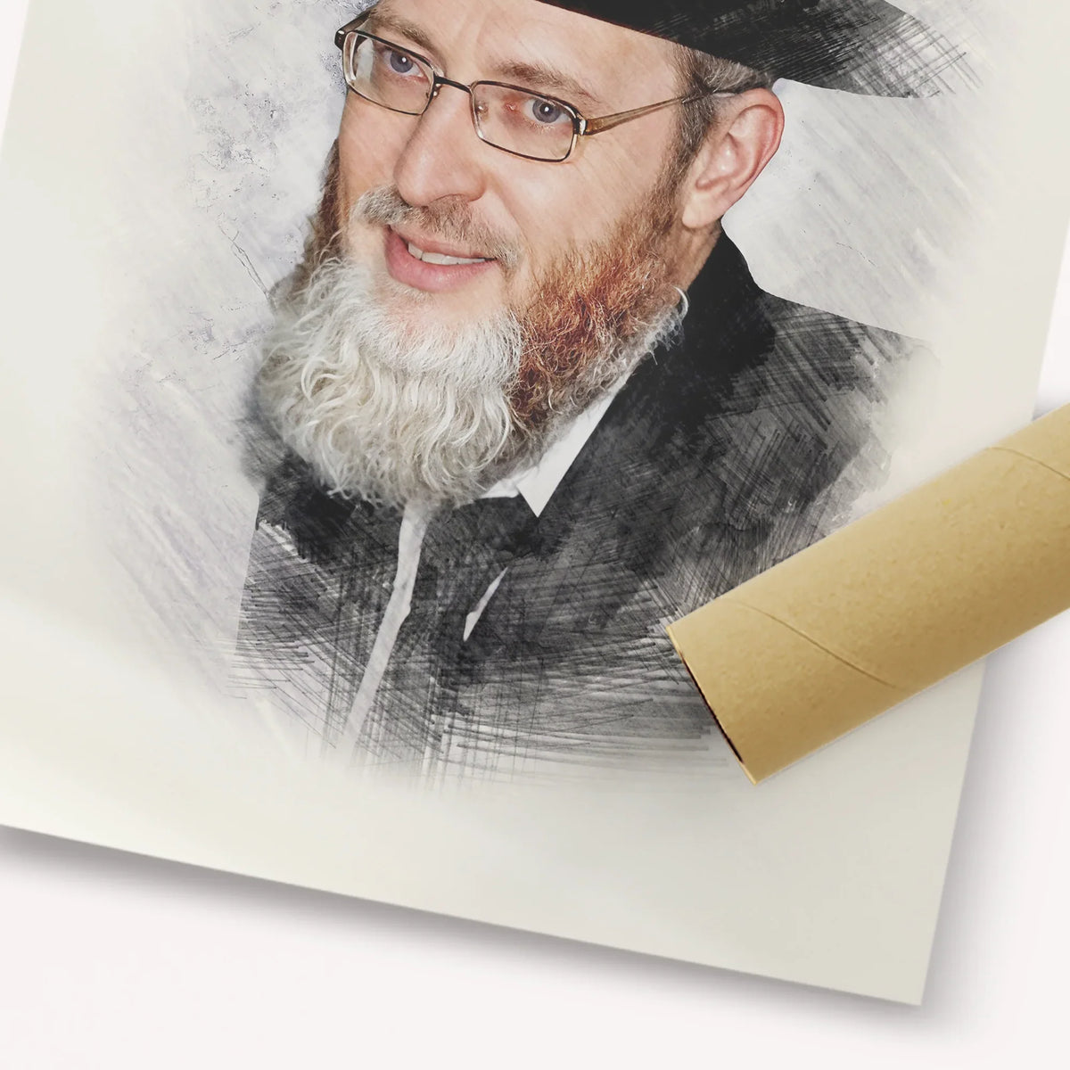 Rabbi Asher Arieli – Fine Art Print | Jewish Wall Art, Gedolim Pictures