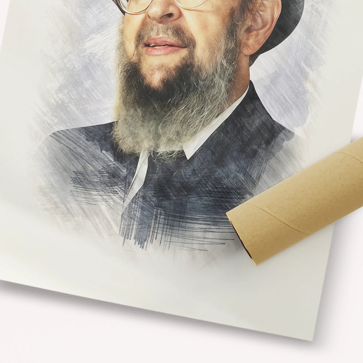 Rabbi Avigdor Miller – Fine Art Print | Jewish Wall Art, Gedolim Pictures