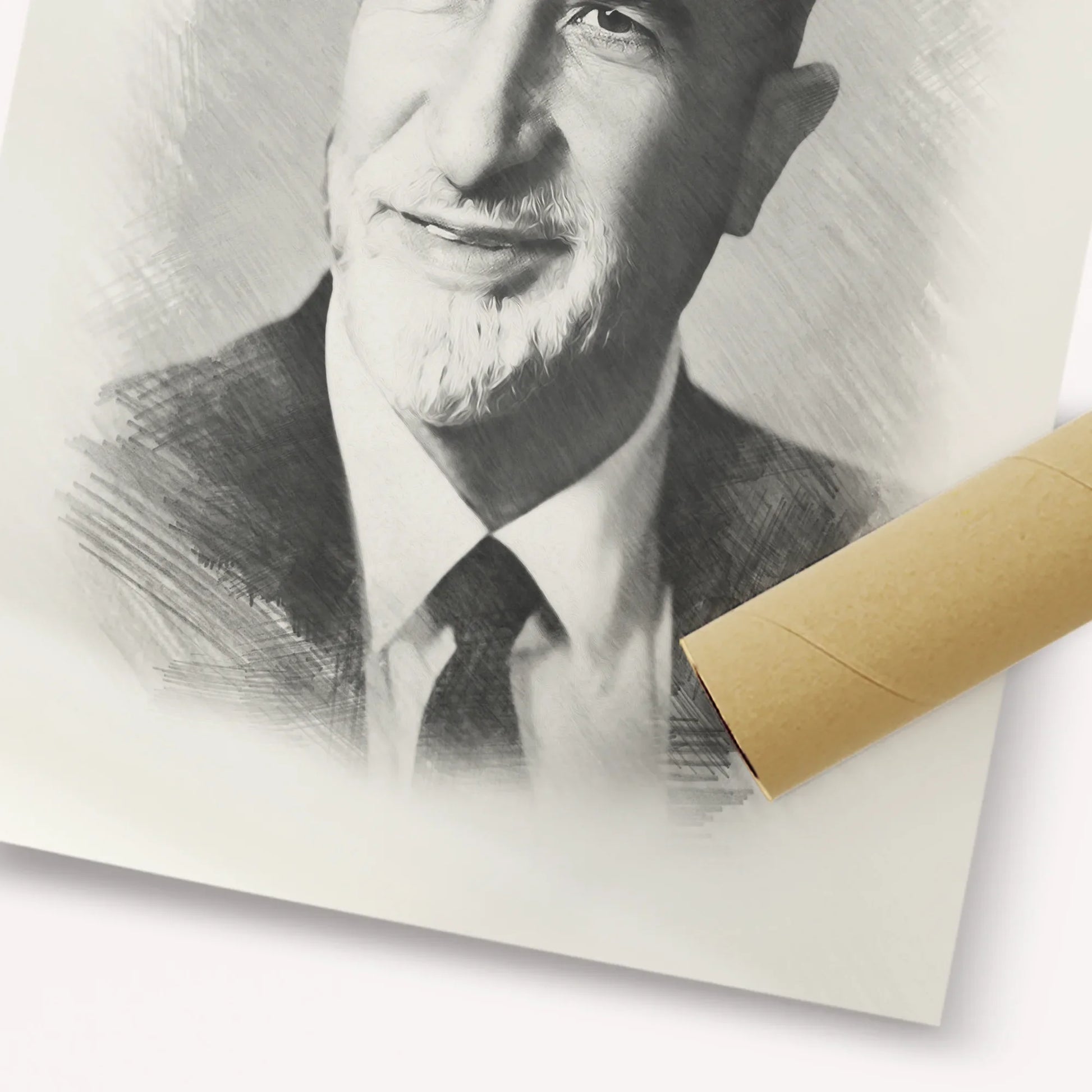 Rabbi Baruch Ben Haim – Black & White – Fine Art Print | Jewish Wall Art, Gedolim Pictures