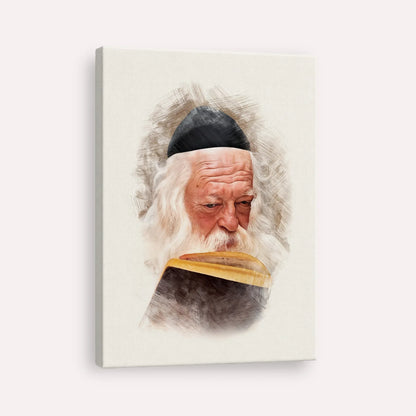 Rabbi Chaim Kanievsky – Canvas Vertical | Jewish Wall Art, Gedolim Pictures