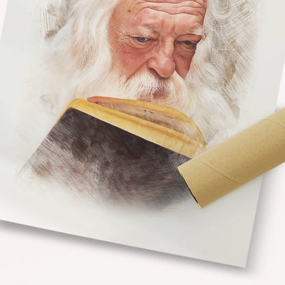 Rabbi Chaim Kanievsky – Fine Art Print | Jewish Wall Art, Gedolim Pictures
