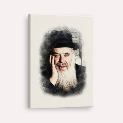 Rabbi Chaim Leib Shmuelevitz – Canvas Vertical | Jewish Wall Art, Gedolim Pictures
