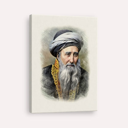 Rabbi Chaim Palagi – Canvas Vertical | Jewish Wall Art, Gedolim Pictures