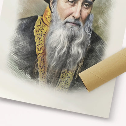 Rabbi Chaim Palagi – Fine Art Print | Jewish Wall Art, Gedolim Pictures