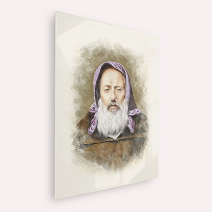 Rabbi Chaim Pinto – Acrylic Glass Vertical | Jewish Wall Art, Gedolim Pictures