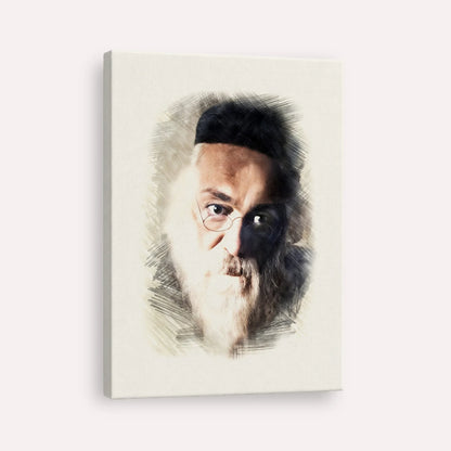 Rabbi Chaim Soloveitchik of Brisk – Canvas Vertical | Jewish Wall Art, Gedolim Pictures