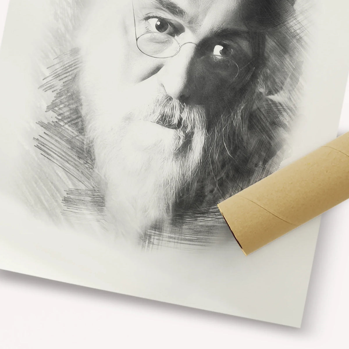 Rabbi Chaim Soloveitchik of Brisk – Black & White – Fine Art Print | Jewish Wall Art, Gedolim Pictures