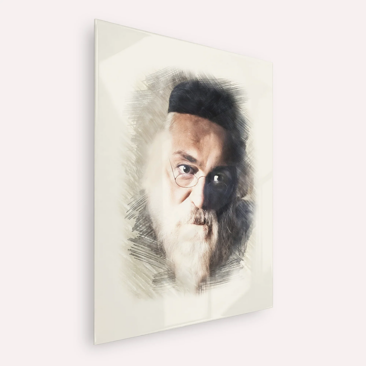 Rabbi Chaim Soloveitchik of Brisk – Acrylic Glass Vertical | Jewish Wall Art, Gedolim Pictures