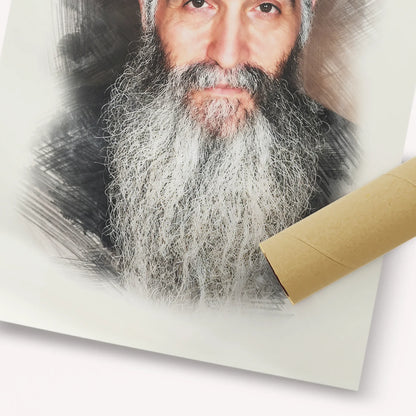 Rabbi David Abuchatzeira – Fine Art Print | Jewish Wall Art, Gedolim Pictures