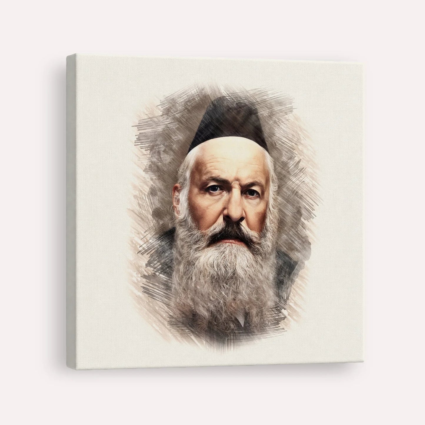 Rabbi Elchonon Wasserman – Canvas Square | Jewish Wall Art, Gedolim Pictures