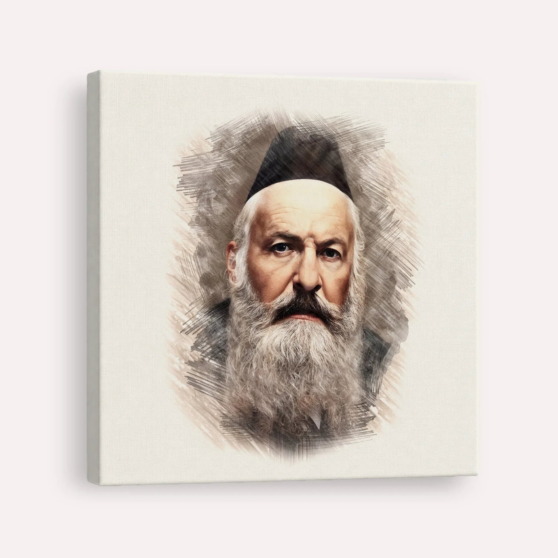 Rabbi Elchonon Wasserman – Canvas Square | Jewish Wall Art, Gedolim Pictures